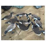 Goose silhouette decoys