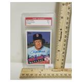 1985 Topps Graded Trading Card - Ralph Houk Red