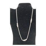 Ladies Sterling Necklace - Marked 925 Espo Sig