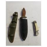 Pocket Knife & Knives In Case