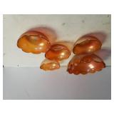 Peach Colored Glass Bowls