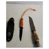 Bone Like Handle Knife, UST Paraknife