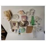 Assorted Glassware,  Playing Cards & More