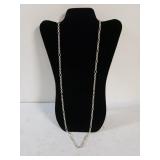 Marked 925 Sterling Chain Necklace