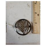 Marked 835 Silver Wheat Broach