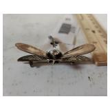 Marked 925 Sterling Dragonfly Pin