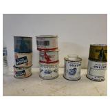 Assorter Oyster And Crab Meat Cans