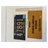 Delaware Disabled American Veterans Tag Topper
