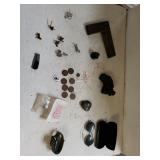 Fitbit With Band, Dog Statue, Vintage Sunglasses