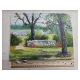 Signed Rose Doster Denton, MD Artist Green Marsh