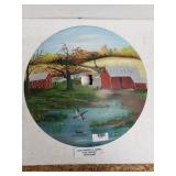 Hand Painted & Signed Rose Doster