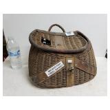 Wicker Fish Creel Basket