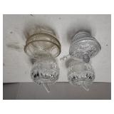 Beveled Clear Glassware