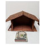 Arizona Ballpark Replica Figure & Wooden Barn