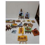 Assorted Hand Painted Mini Decorative Artwork By