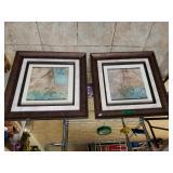 Heaven I & II Floral Pictures