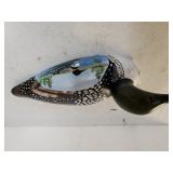 Painted Wooden Fowl By Rose Doster