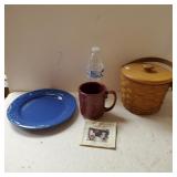 Longaberger Basket, Longaberger Plate And