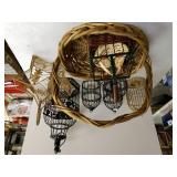 Assorted Decorative Tea Candle Holders, Baskets &