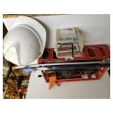 Assorted Tools,  Safety Hat & More