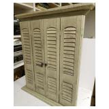 Green Decorative Window Mirror