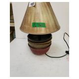 Pottery Lamp