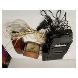 Push Button Phone, Montgomery Ward Tape Recorder,