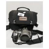Canon EOS Camera With Case