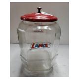 Vintage Lance Glass Jar