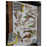 Lot Of Soft Baits With Hooks