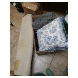 Accent Pillows, Accent Blanket, And Cheetah Rug