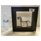 Metal Horse In Frame