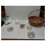 Basket Of Cups With Fishing Hooks