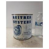 Large Huîtres Oyster Can