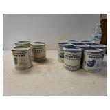 (7) Reginald Stubbs Oyster Cans Chincoteague, VA