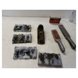 (2) Split Shot Molds, Soldier Molds, And More