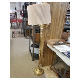 Brass Floor Lamp With Shade
