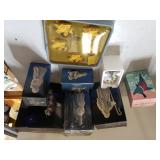 Porcelain Nativity Figures, Angel Ornaments,