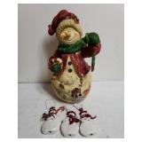 Decorative Snowman & Snowman Tree Ornaments