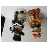 Snowman & Scarecrow Statues