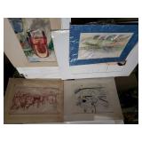 Assorted Sketches & Paintings
