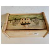 Decorative Wooden Bread Box