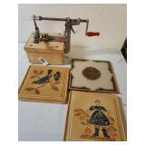 Pampered Chef Apple Core Remover & Hot Plates