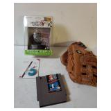 Spalding Baseball Glove, Heart Monitor & More