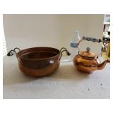 Copper Pot And Kettle