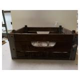 Geyers Dairy Mildford DEL Wooden Milk Crate