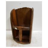 Decorative Vintage Wooden Grain Scoop