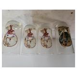 Norman Rockwell Inspired Coca Cola Glasses