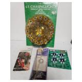 Light Up Christmas Wall Plaque, Wreath Hook. Lite