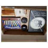 1955 Calendar,  Blendwell Crayons Container &